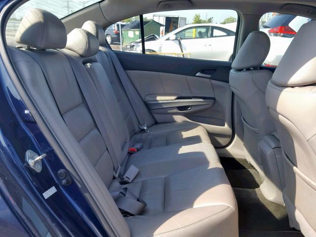 1HGCP36808A087624 - 2008 HONDA ACCORD EXL BLUE photo 6