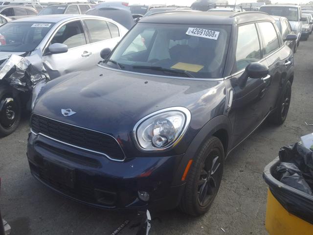 WMWZC3C55DWP22362 - 2013 MINI COOPER S C BLUE photo 2