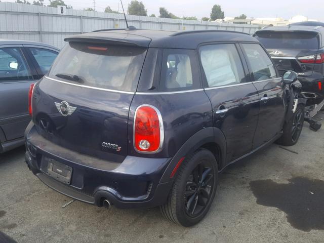 WMWZC3C55DWP22362 - 2013 MINI COOPER S C BLUE photo 4