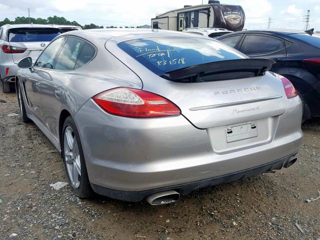 WP0AA2A76BL011742 - 2011 PORSCHE PANAMERA 2 SILVER photo 3