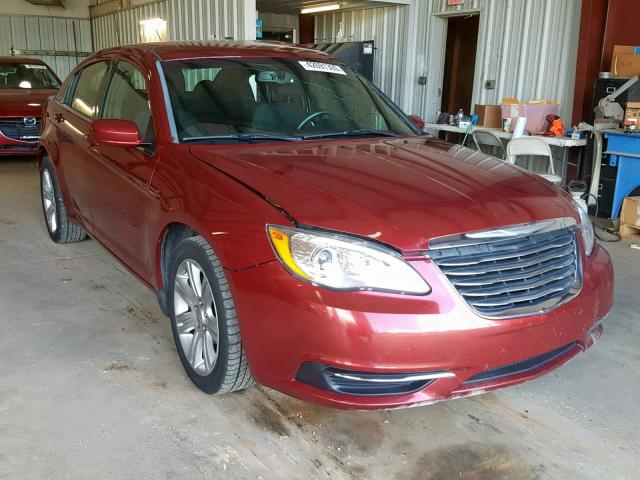 1C3CCBBB9DN553029 - 2013 CHRYSLER 200 TOURIN RED photo 1