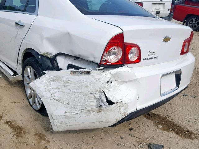 1G1ZG5E76CF378226 - 2012 CHEVROLET MALIBU LTZ თეთრი ფოტო 9