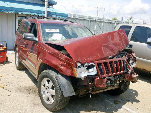 1J8GR48K49C519655 - 2009 JEEP GRAND CHER MAROON photo 1