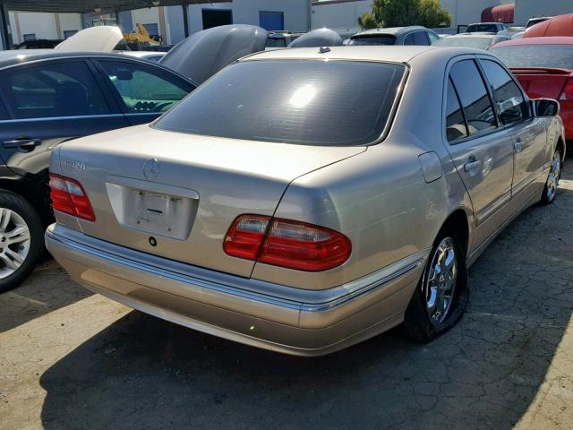 WDBJF65J92B423091 - 2002 MERCEDES-BENZ E 320 GOLD photo 4