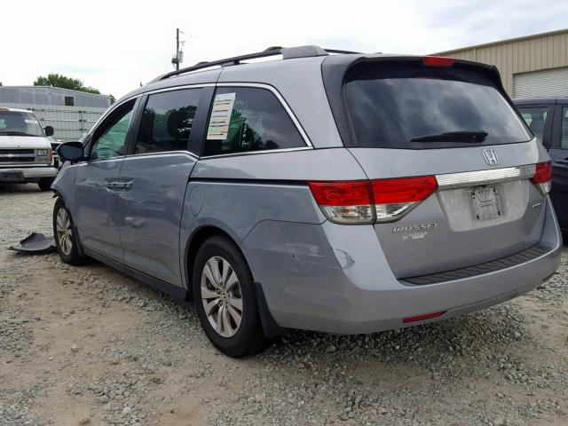 5FNRL5H32GB112823 - 2016 HONDA ODYSSEY SE SILVER photo 3