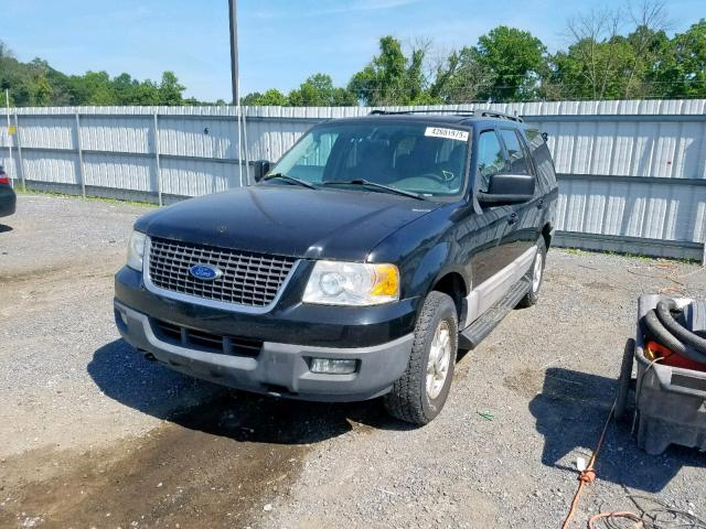 1FMPU16506LA68913 - 2006 FORD EXPEDITION BLACK photo 2