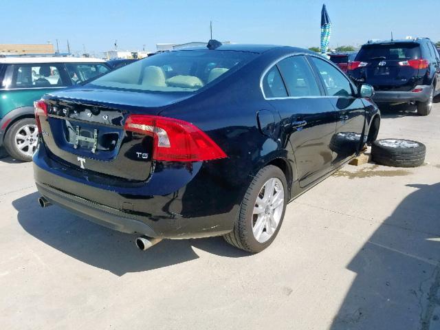 YV1612FS0D2171802 - 2013 VOLVO S60 T5 BLACK photo 4