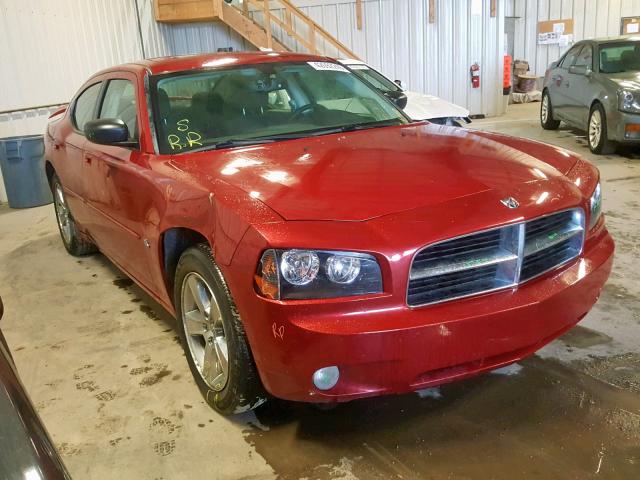 2B3KA33V89H552158 - 2009 DODGE CHARGER SX RED photo 1