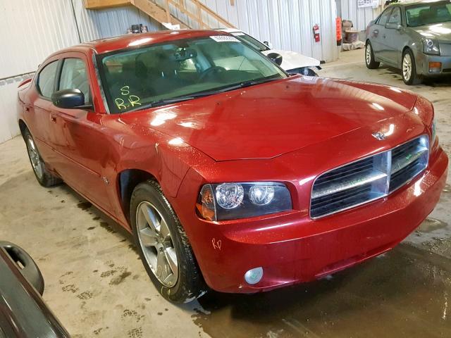 2B3KA33V89H552158 - 2009 DODGE CHARGER SX RED photo 9