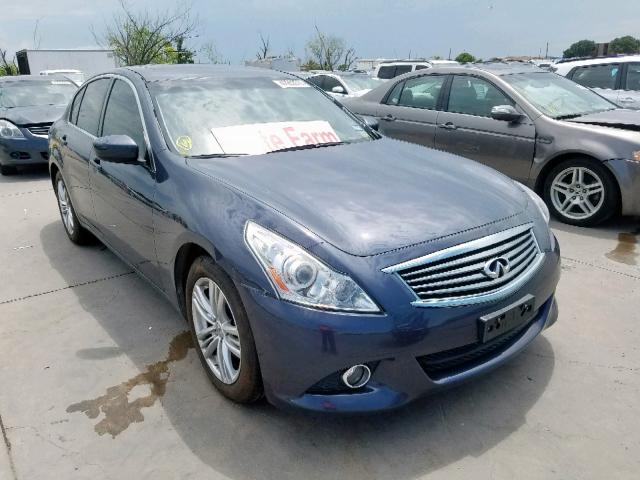 JN1CV6AP0AM401929 - 2010 INFINITI G37 BASE BLUE photo 1