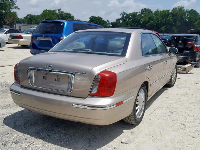 KMHFU45E95A401019 - 2005 HYUNDAI XG 350 GOLD photo 4