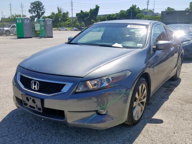 1HGCS2B83AA000786 - 2010 HONDA ACCORD EXL GRAY photo 2