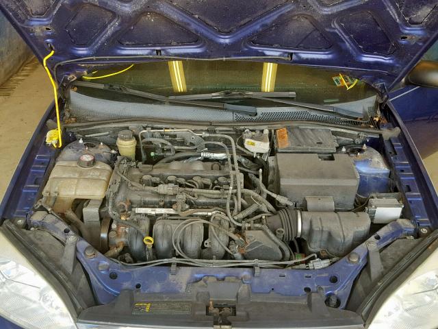 3FAFP37N85R106833 - 2005 FORD FOCUS ZX5 BLUE photo 7