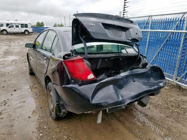 1G8AZ55F77Z201558 - 2007 SATURN ION LEVEL BLACK photo 3