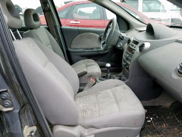 1G8AZ55F77Z201558 - 2007 SATURN ION LEVEL BLACK photo 5