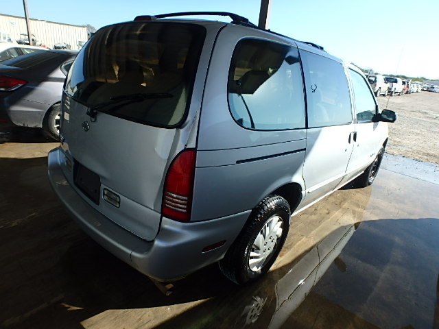 4N2DN1113VD848418 - 1997 NISSAN QUEST XE GRAY photo 4