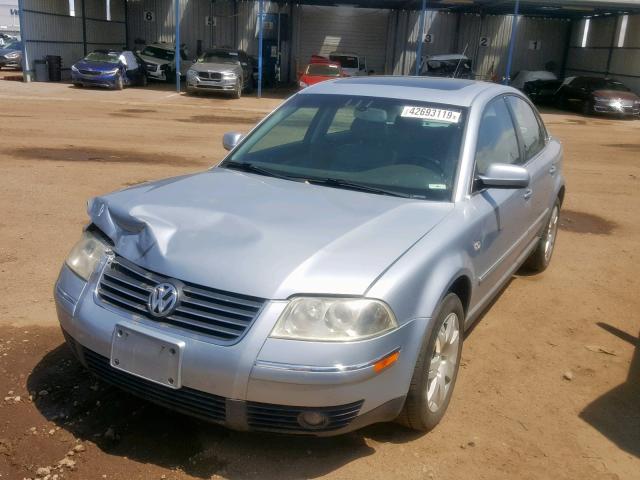 WVWTH63B72P177080 - 2002 VOLKSWAGEN PASSAT GLX 蓝色 照片 2