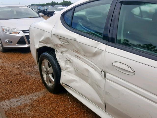 2G2WP552561132122 - 2006 PONTIAC GRAND PRIX WHITE photo 9