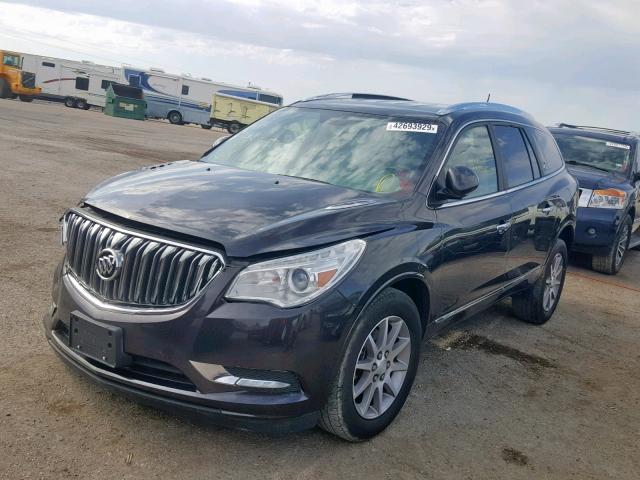 5GAKRBKD9HJ110224 - 2017 BUICK ENCLAVE BLACK photo 2