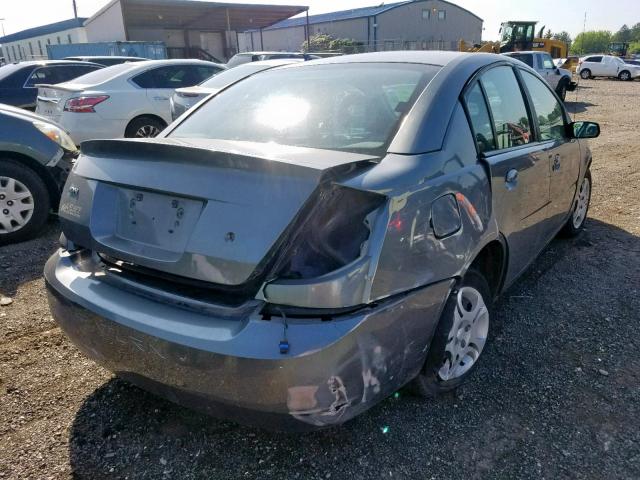 1G8AJ52F54Z152660 - 2004 SATURN ION LEVEL SILVER photo 4