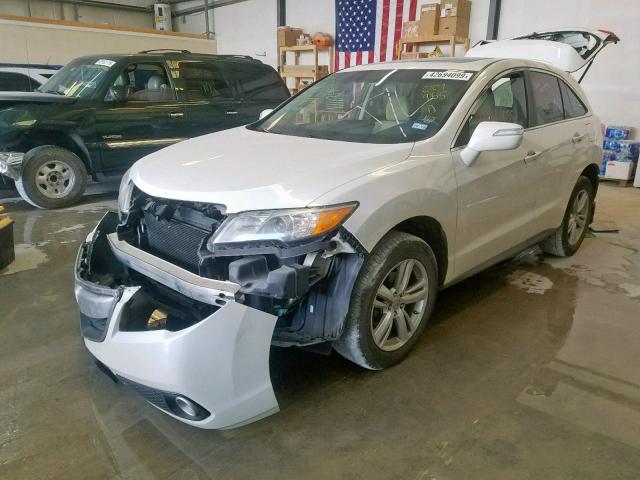 5J8TB3H53DL001965 - 2013 ACURA RDX TECHNO WHITE photo 2