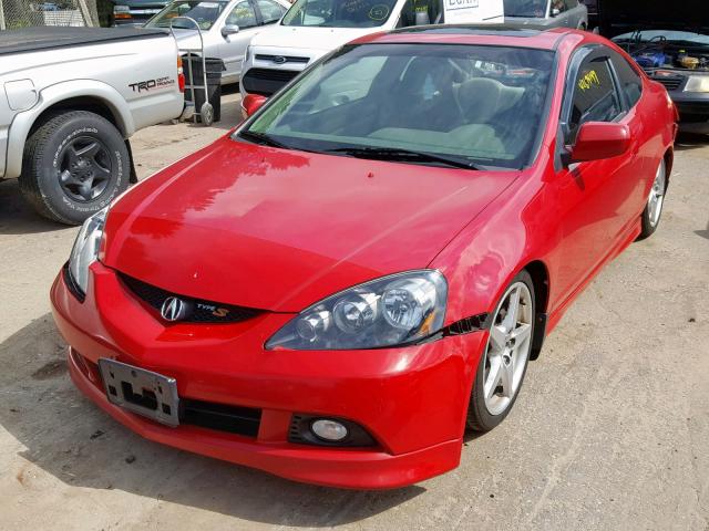 JH4DC53025S004630 - 2005 ACURA RSX TYPE-S RED photo 2