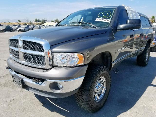 3D7KU28683G775895 - 2003 DODGE RAM 2500 S ნაცრისფერი ფოტო 2