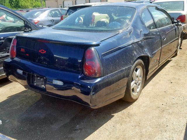 2G1WX12K7Y9341707 - 2000 CHEVROLET MONTE CARL BLUE photo 4