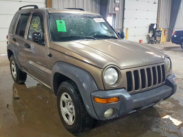 1J4GL48K32W166140 - 2002 JEEP LIBERTY SP BROWN photo 1