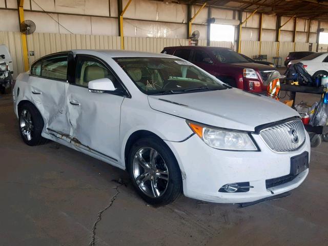 1G4GC5EG4AF203458 - 2010 BUICK LACROSSE C WHITE photo 1