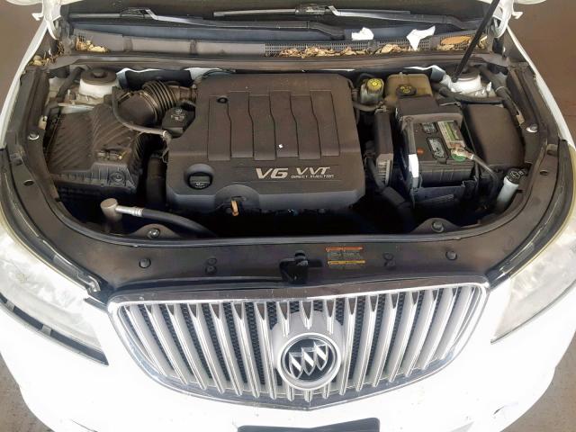 1G4GC5EG4AF203458 - 2010 BUICK LACROSSE C WHITE photo 7