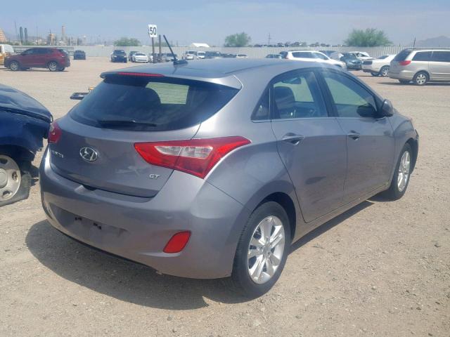 KMHD35LH0EU216031 - 2014 HYUNDAI ELANTRA GT SILVER photo 4