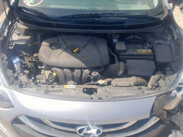 KMHD35LH0EU216031 - 2014 HYUNDAI ELANTRA GT SILVER photo 7