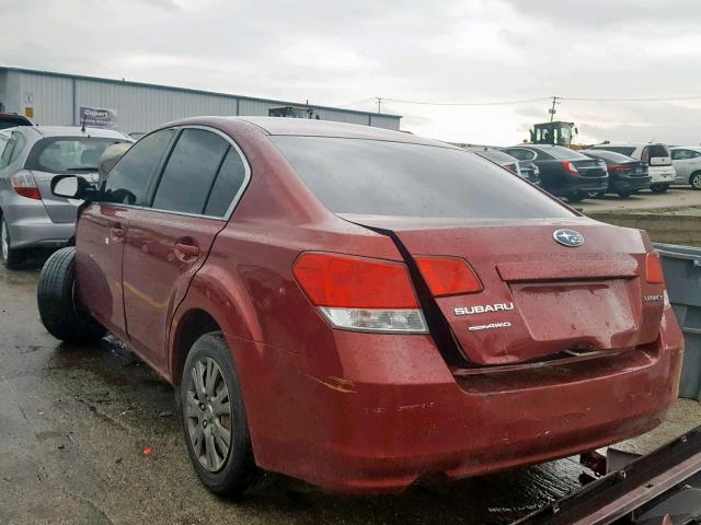 4S3BMCA62E3006647 - 2014 SUBARU LEGACY 2.5I  photo 3