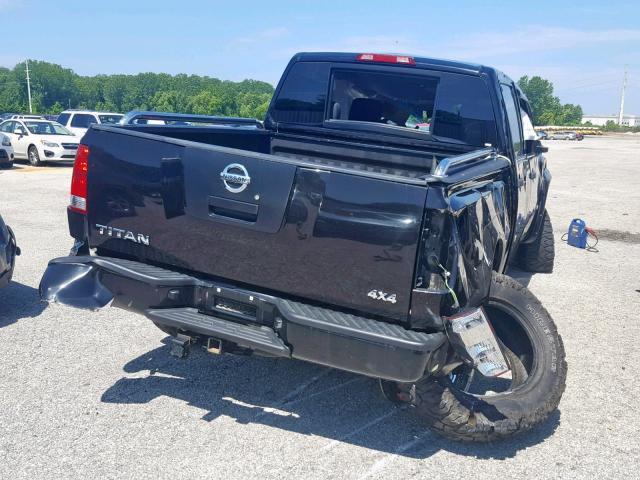 1N6AA0EJ1BN308624 - 2011 NISSAN TITAN S BLACK photo 4