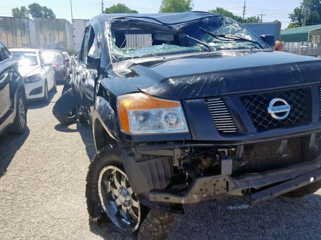 1N6AA0EJ1BN308624 - 2011 NISSAN TITAN S BLACK photo 9