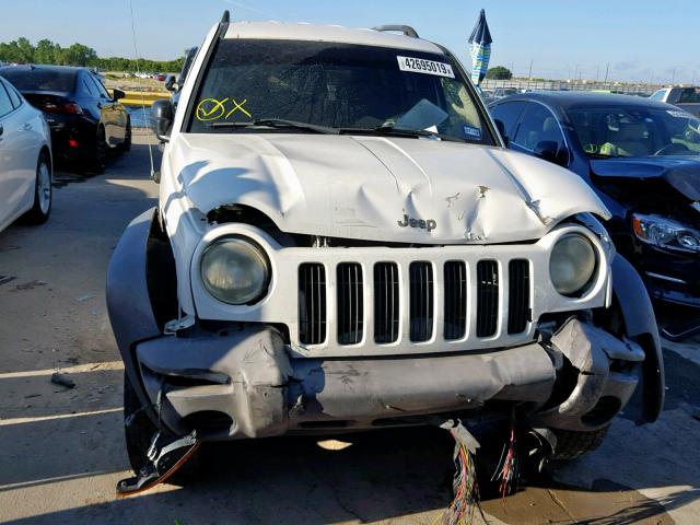 1J4GK48K12W272721 - 2002 JEEP LIBERTY SP WHITE photo 9