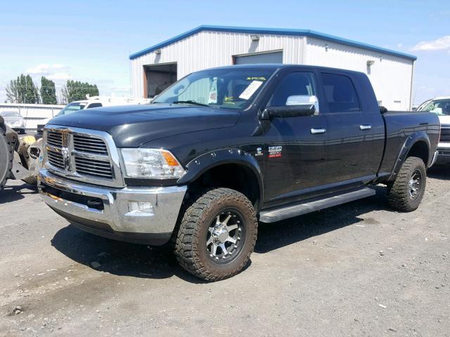 3D73Y3HL3BG571637 - 2011 DODGE RAM 3500 BLACK photo 2