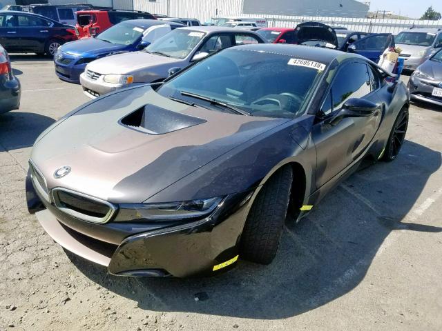 WBY2Z2C57GV676071 - 2016 BMW I8 BLACK photo 2