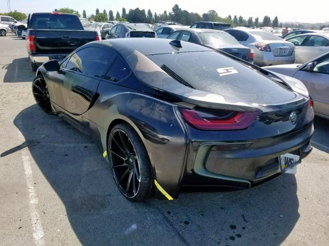 WBY2Z2C57GV676071 - 2016 BMW I8 BLACK photo 3