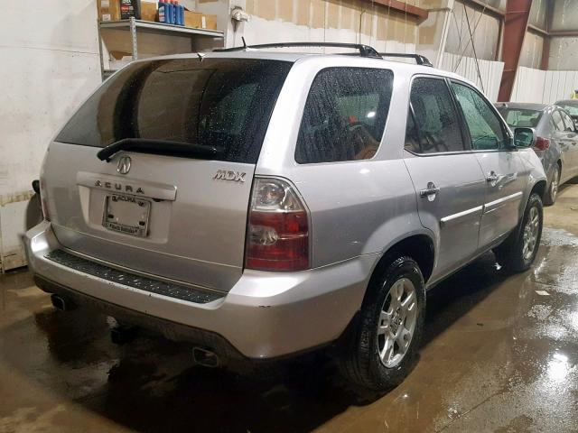 2HNYD18836H518027 - 2006 ACURA MDX TOURIN SILVER photo 4