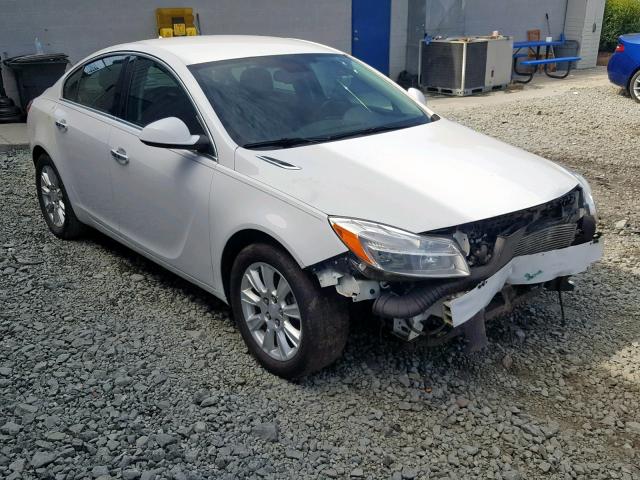 2G4GS5ER7D9226539 - 2013 BUICK REGAL PREM WHITE photo 1