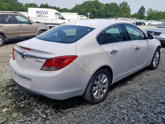 2G4GS5ER7D9226539 - 2013 BUICK REGAL PREM WHITE photo 4