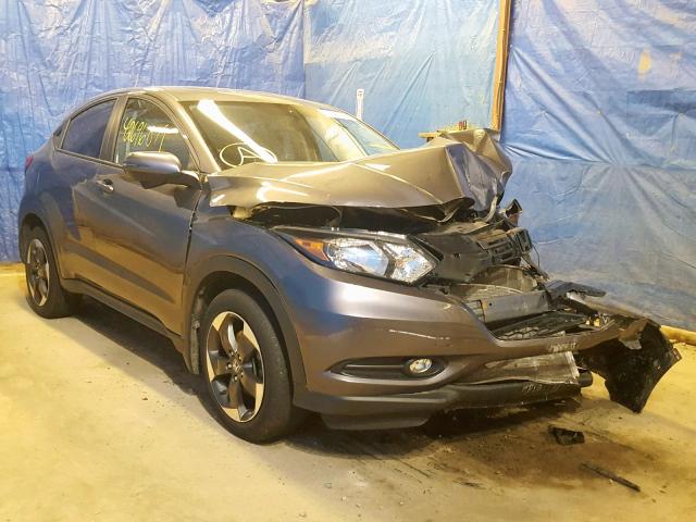 3CZRU6H51JG704441 - 2018 HONDA HR-V EX GRAY photo 1