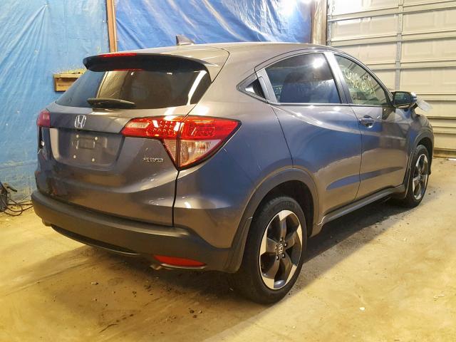 3CZRU6H51JG704441 - 2018 HONDA HR-V EX GRAY photo 4