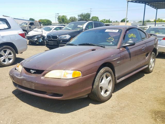 1FAFP42X3WF206884 - 1998 FORD MUSTANG GT BROWN photo 2