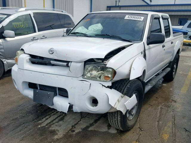 1N6ED27TX4C440153 - 2004 NISSAN FRONTIER C WHITE photo 2