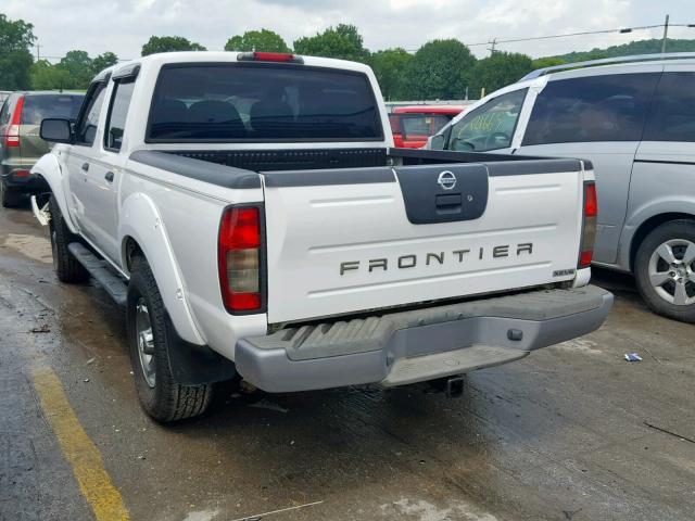 1N6ED27TX4C440153 - 2004 NISSAN FRONTIER C WHITE photo 3