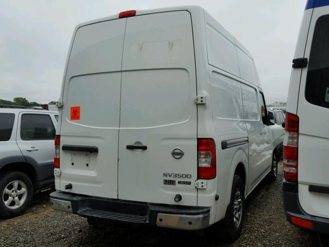 1N6AF0LY1EN105643 - 2014 NISSAN NV 2500 WHITE photo 4