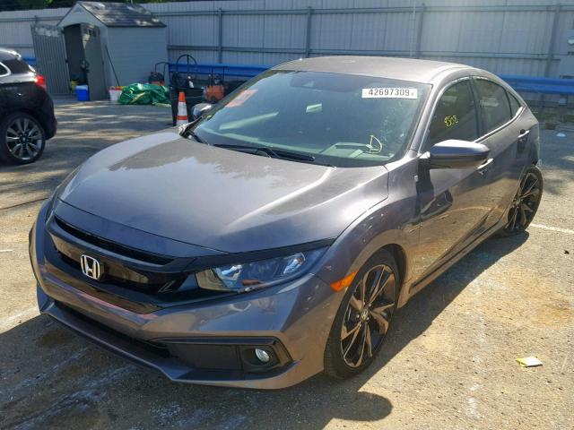 19XFC2F86KE006177 - 2019 HONDA CIVIC SPOR GRAY photo 2